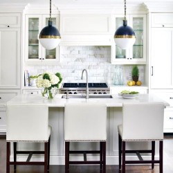 blanco en la cocina