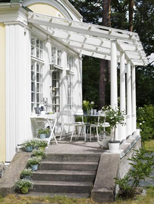 Ideas para decorar rincones en jardines y patios ideas casas Covered patio decoración