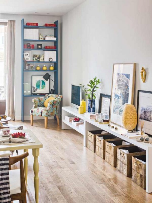 Optimiza el Espacio de Almacén en el Salón - Ideas Casas